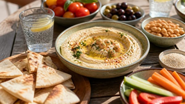 Apéritifs de l'été : Cyril Lignac révèle sa recette de houmous prête en seulement 20 minutes