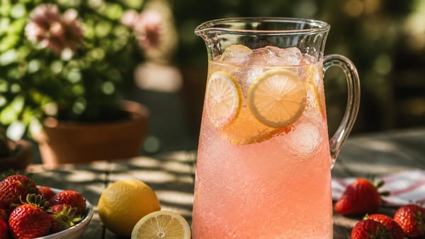 Citronnade à la fraise : la boisson gourmande et désaltérante pour se rafraîchir pendant la canicule