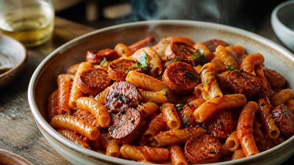 "C'est une recette de malade !" : les pâtes aux merguez de Norbert Tarayre