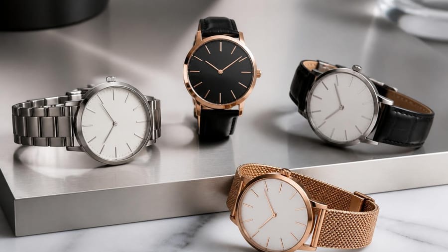 Une sélection de montres de conception immaculée