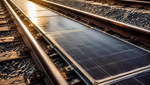 Pourquoi la Suisse fait rouler ses trains sur des panneaux solaires alors que tous les autres pays les installent…