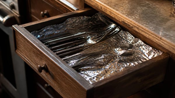 Tapisser les tiroirs de papier aluminium : à quoi cela sert-il et quand faut-il utiliser cette astuce