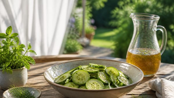 Marre des concombres à la crème ? Testez cette vinaigrette hyper simple, vous allez la refaire tout l'été